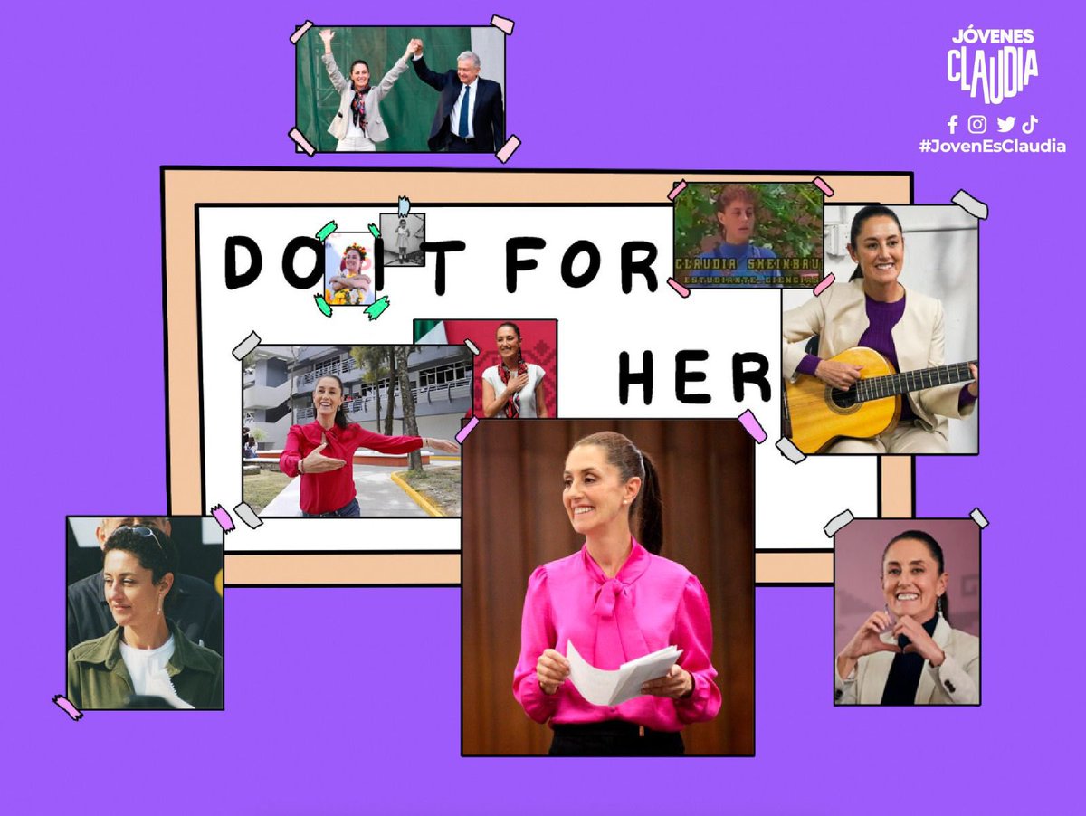 ¿Por qué trabajamos, nos organizamos, desvelamos, madrugamos, debatimos, discutimos, conversamos, planeamos, diseñamos, brigadeamos, viajamos, soñamos y nos ilusionamos?
#PorLaPrimeraPresidenta🫶
#EsClaudia