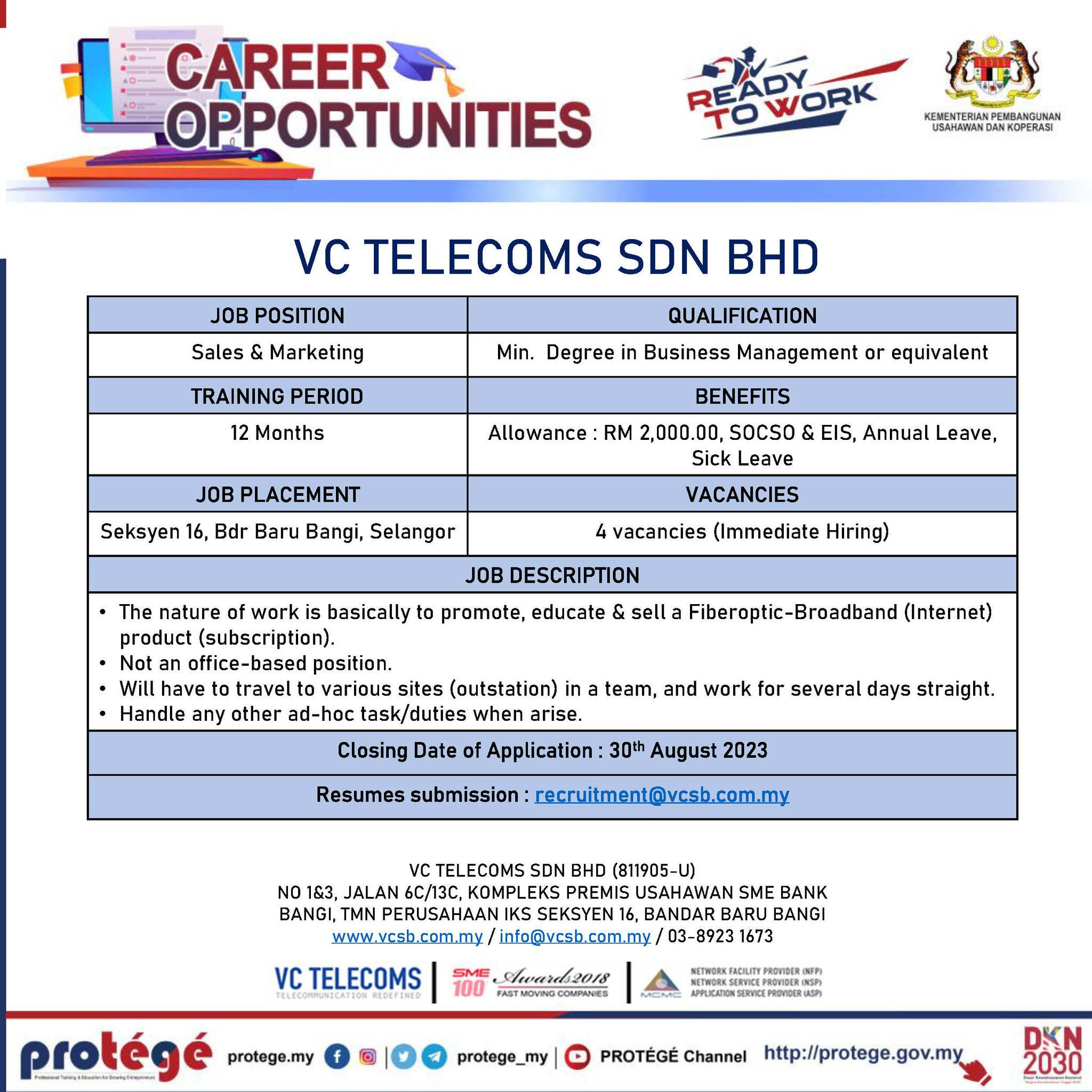 PROTÉGÉ Malaysia on Twitter "Dear Graduates, We have good news! VC