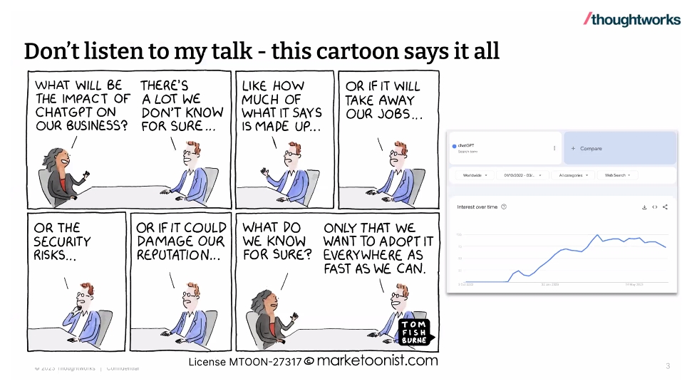 Thanks, <a href="/catspyjamasnz/">👩🏻‍💻Joyce Seitzinger Threads: @catspyjamasnz</a> &amp; <a href="/RMITOnline/">RMIT Online</a> for that fast-paced inspirational call to action from AI Masterclass presenter <a href="/nxdnz/">Nigel Dalton</a> from <a href="/thoughtworks/">Thoughtworks</a> 

Fave quote though: "AI is NOT an IT problem, it's interdisciplinary" 👏👏👏

#AI #NigelDalton #RMIT #Thoughtworks