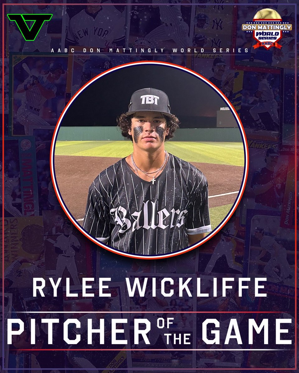 .<a href="/followaabc/">AABC</a> F: <a href="/TBTTexas/">TBT Texas Baseball</a> 17U National 5, Arlington A’s Braves 2
PoG: <a href="/CalebRailey/">Caleb Railey</a> 2-2, 3B, HR, 5 RBI, R
Pitcher: <a href="/WickliffeRylee/">Rylee Wickliffe</a> 6 IP, 3K, 2 ER