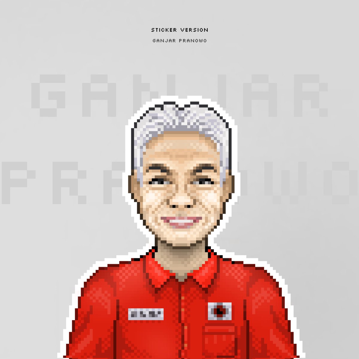 Sudah miripkah kakak😆🙌

#ganjar #pixel #pixelart #pdip #banteng #capres #najwa #art #voxel