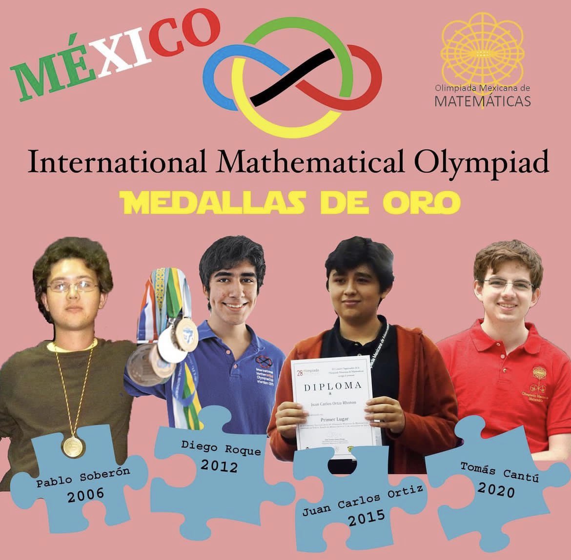 ommtw's tweet photo. Gracias, campeón @pablosoberon ! Nuestro primer medallista de oro en la #IMO2006, abriste brecha, aplausos para tí también 👏🏼 #SomosOlímpicos https://t.co/nRyuMSwWT1