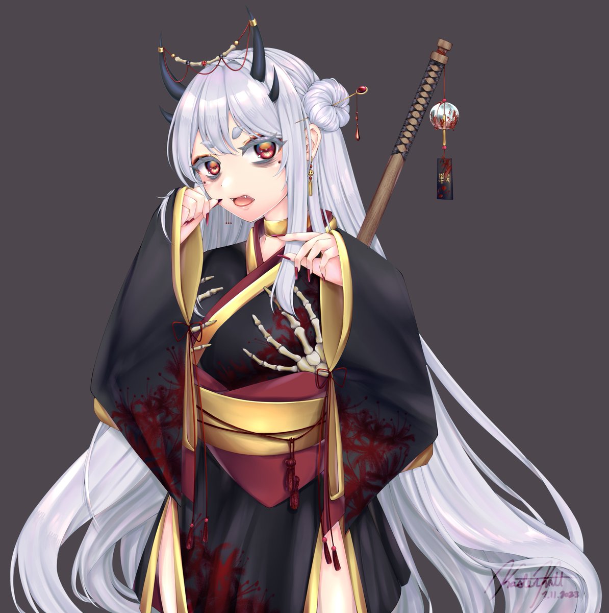 KasterKatt's tweet photo. commission for @gashadokidoki !!!!! thank you so much for letting me draw and design everythingggggggg https://t.co/Ysz0Knxnpd