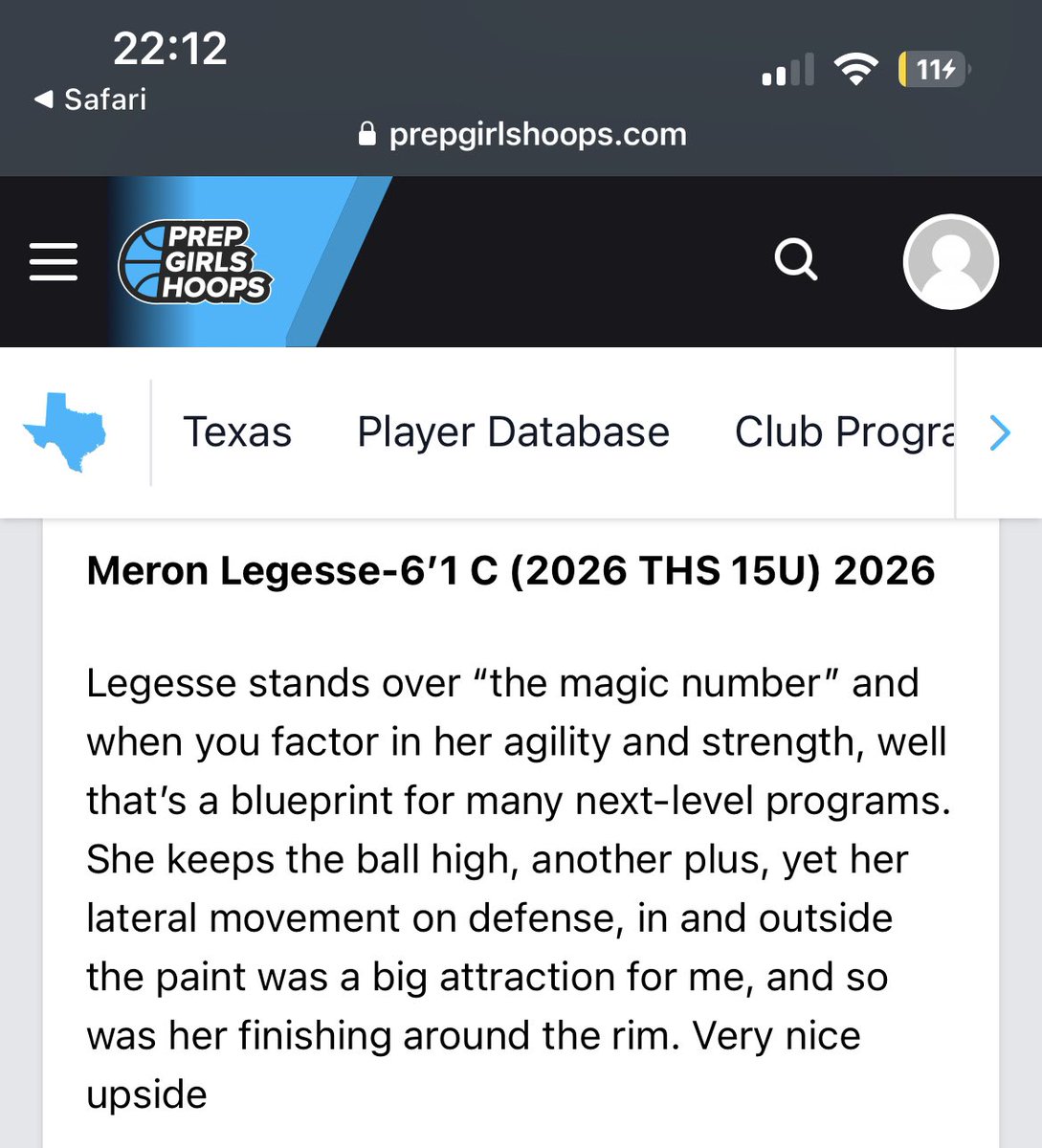 MeronLegesse13's tweet image. Thank you @girlzprepreport @PGHTexas for the write up and recognition this weekend! @thshoopz @PBRhoops @Elite40League #Super64 #NevilleInvitational