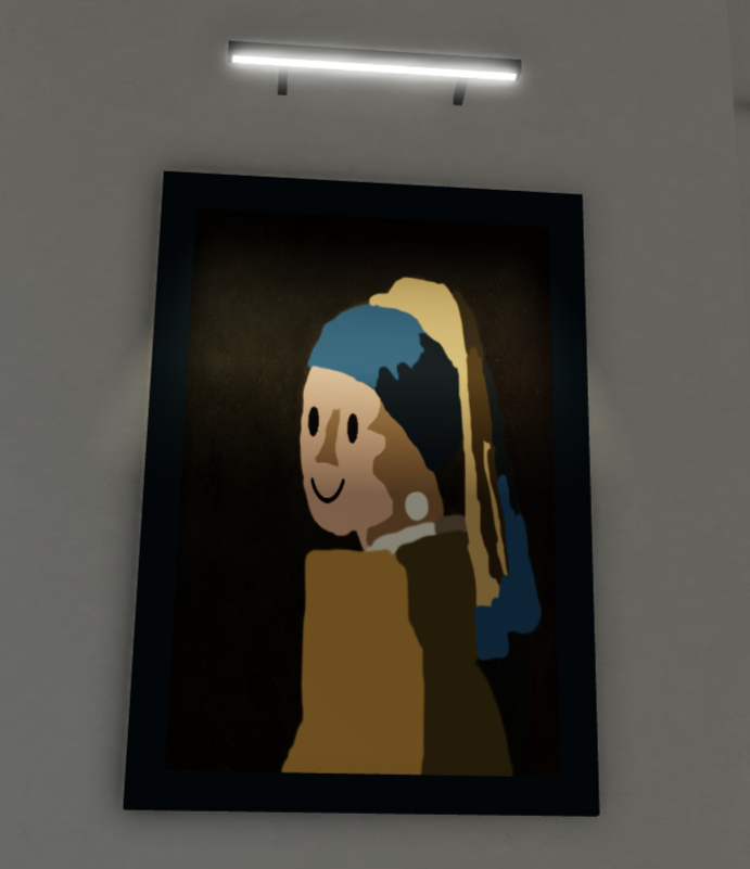 The 3.0 with a Pearl Earring has been installed in the Gallery.