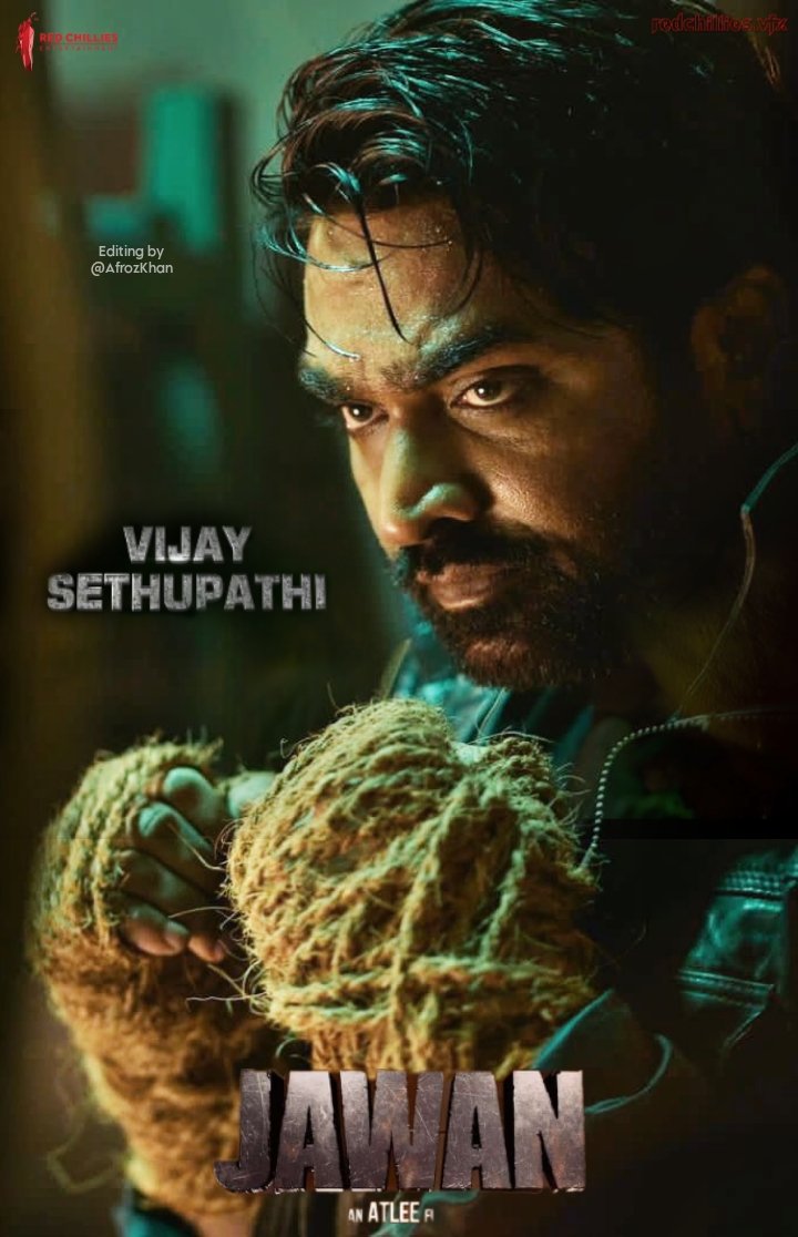 mrafrozkhan's tweet photo. #Jawan #JawanPrevue #VijaySethupathi First Look Poster
@RedChilliesEnt @iamsrk
@VijaySethuOffl @Atlee_dir

 For #Jawan #ShahRukhKhan𓃵 #Nayantara #Atlee https://t.co/hIjjOSHUsY