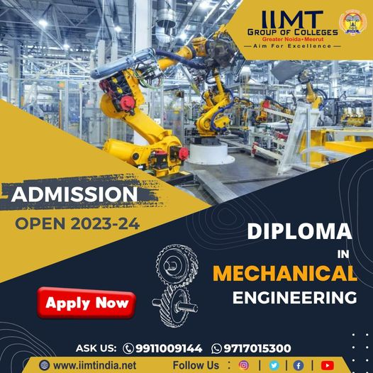iimtnoida's tweet photo. Diploma in Mechanical Engineering
Admission open 2023-24
https://t.co/UOh7RIbr6l
Call: 9520886860
#AdmissionOpen2023_24 #AdmissionOpen2023 #diplomaadmission2023 #BestPolytechnicCollege #IIMTNoida #IIMTIndia #EngineeringCollege #TopPolytechnicCollege #CivilEngineering https://t.co/CXMdQwOo3m