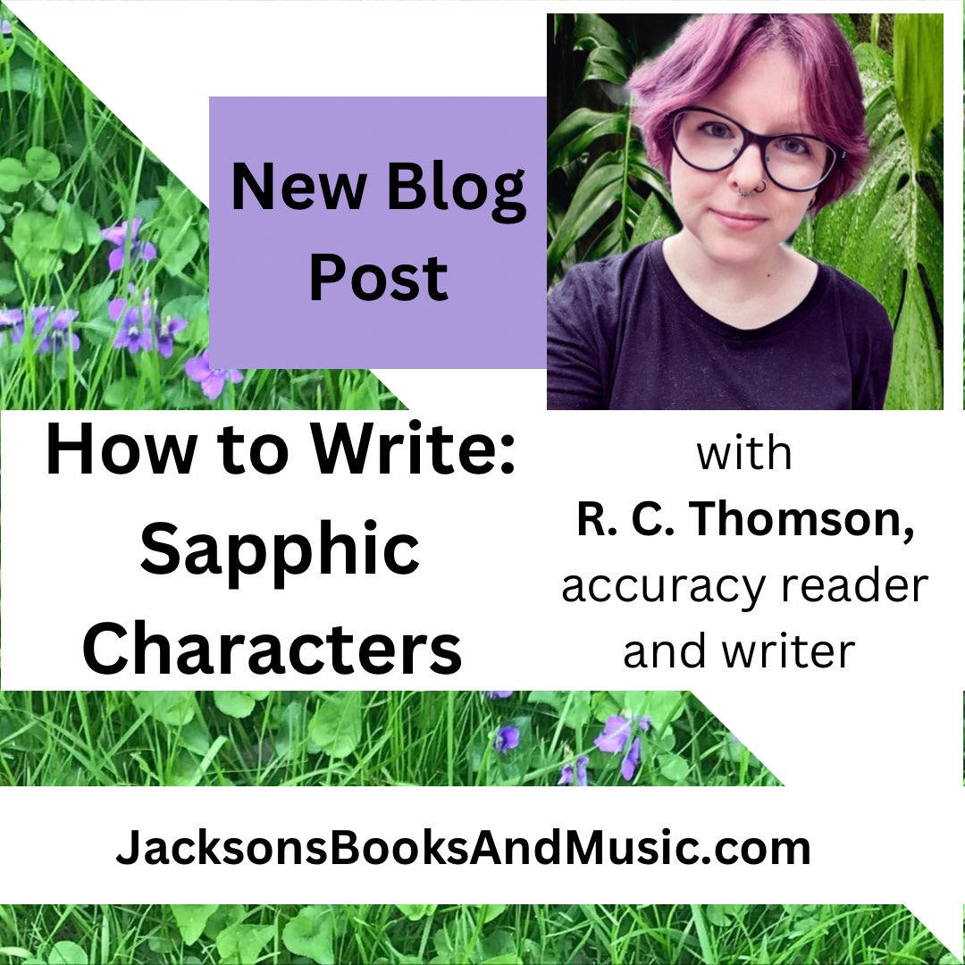 jxbooksandmusic's tweet image. Learn how to write sapphic characters with R. C. Thomson!

Find the interview on the Jackson’s Books &amp;amp; Music website, linked in my bio.

Thank you, Rose , for this wonderful and informative interview!

#accuracyreader #sensitivityreader #writingadvice