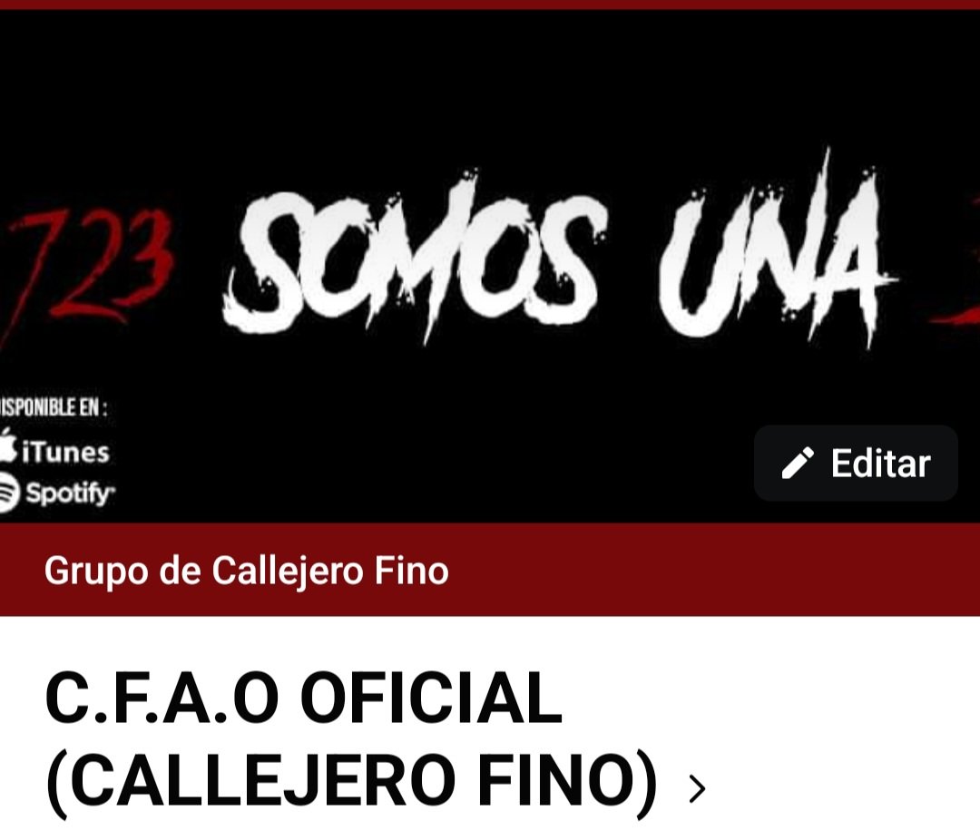 WENAS LOS INVITAMOS A UNIRSE AL ÚNICO GRUPO OFICIAL DE CALLEJERO FINO AVALADO POR EL  Callejero Fino Y SU FAMILIA 
LOS ESPERAMOS!!! <a href="/callejerofinoo/">CALLEJERO FINO ꪜ</a>

facebook.com/groups/2085188…