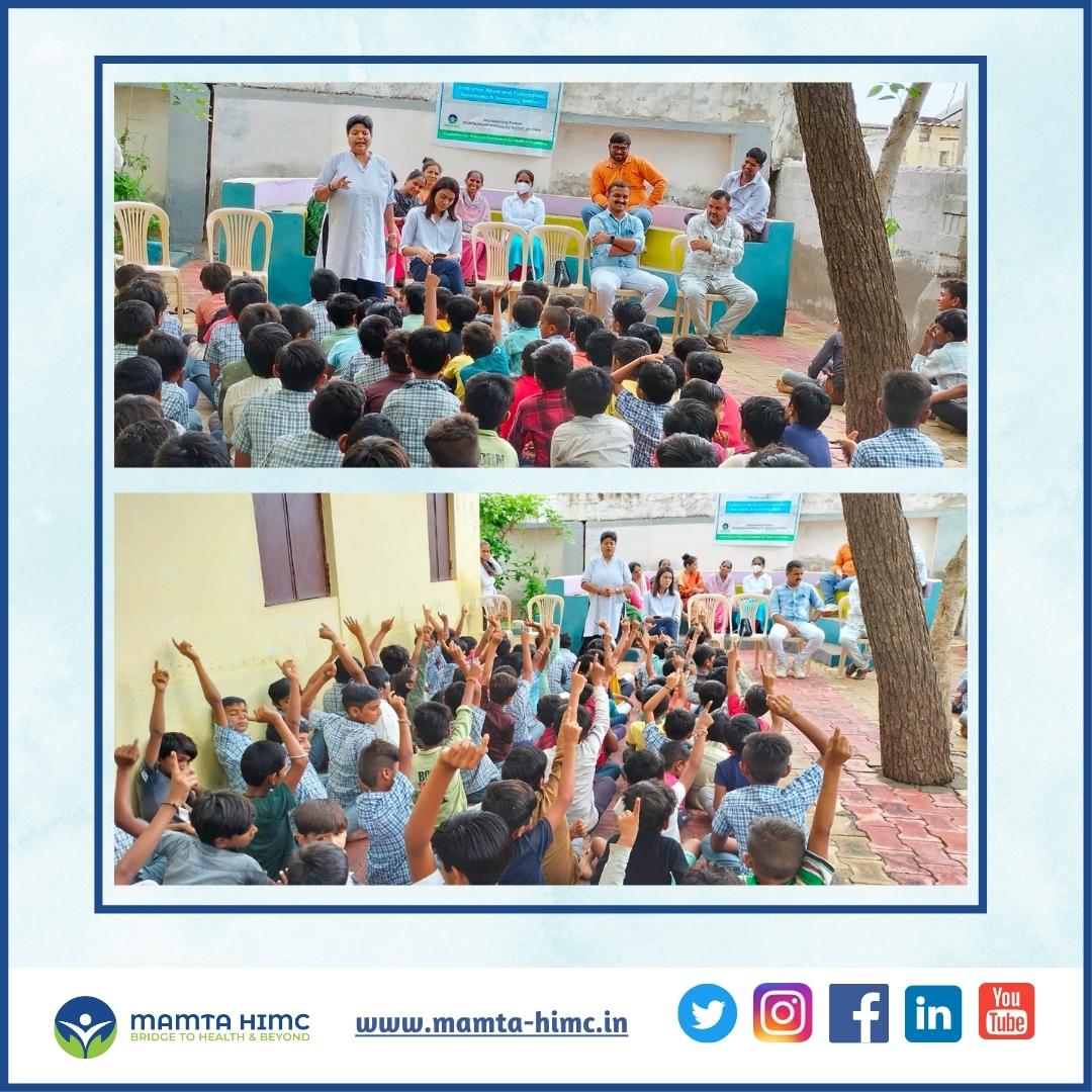 MamtaHIMC's tweet photo. Sensitized boys and teachers at Tappar primary school in Anjar Block under Project #WelSwasthya. Dr. Bharati from @TheWelspunGroup empowers young minds on nutrition and substance use. #SchoolSession #HealthforALL #AdolescentsHealth #SayNotoSubstanceMisuse https://t.co/PHQJz7Fd7q