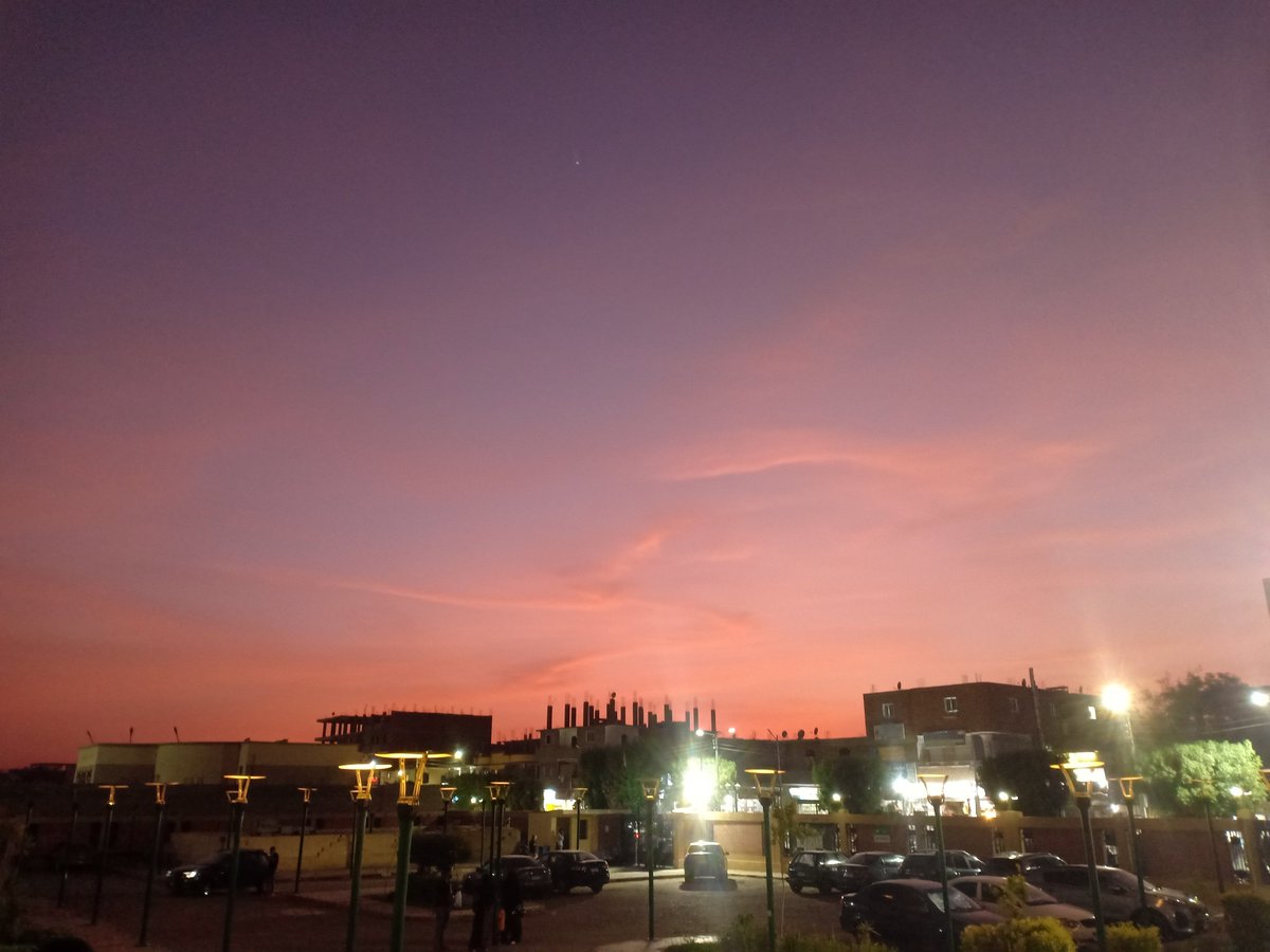 Sunset from armant ( Luxor )