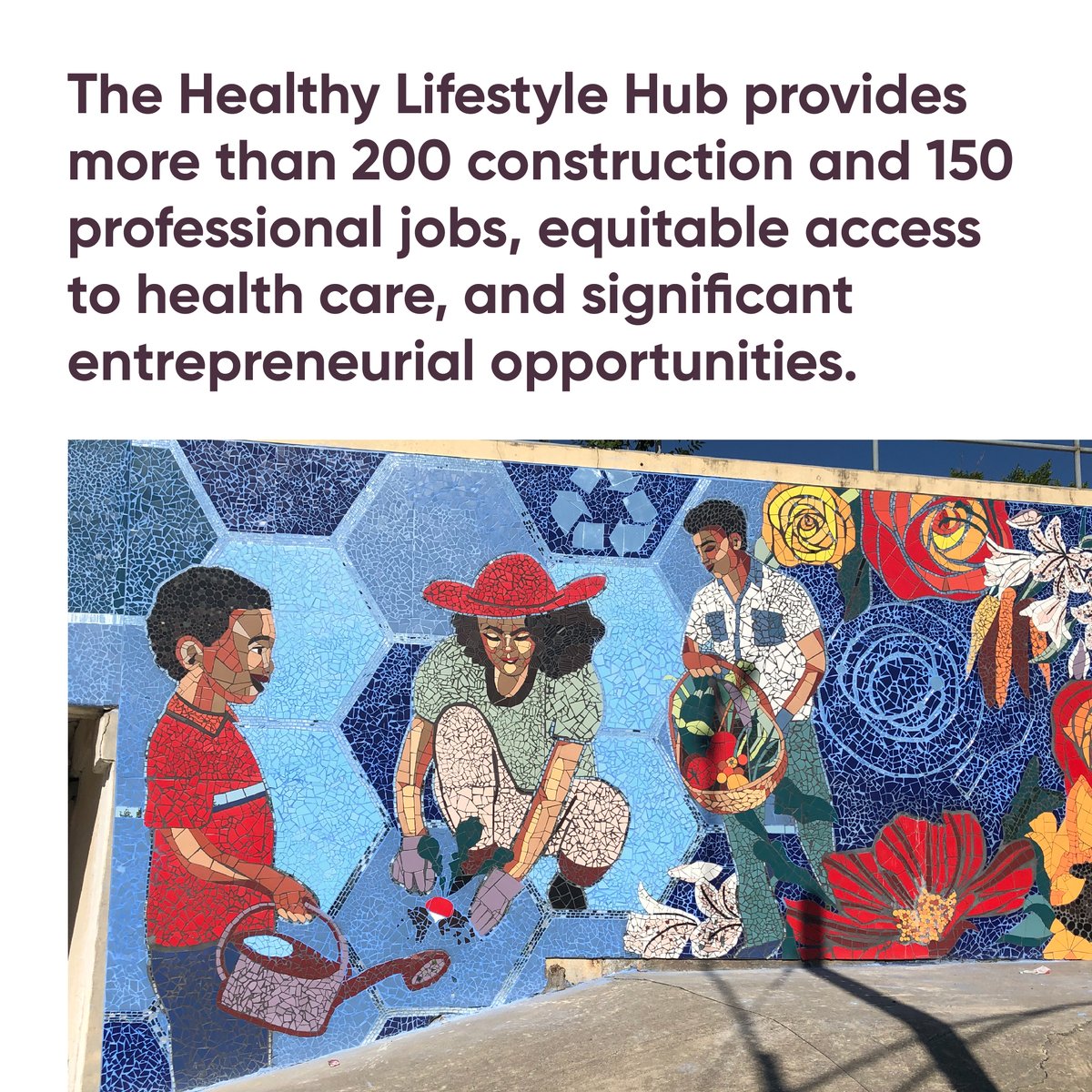 The AGAG project envisions a community reborn. A beacon of progress, the Auburn Gresham Healthy Lifestyle Hub stands tall, offering comprehensive healthcare, a Bears community room and teaching kitchen, educational aid, and a hub for budding entrepreneurs. Swipe to learn more.