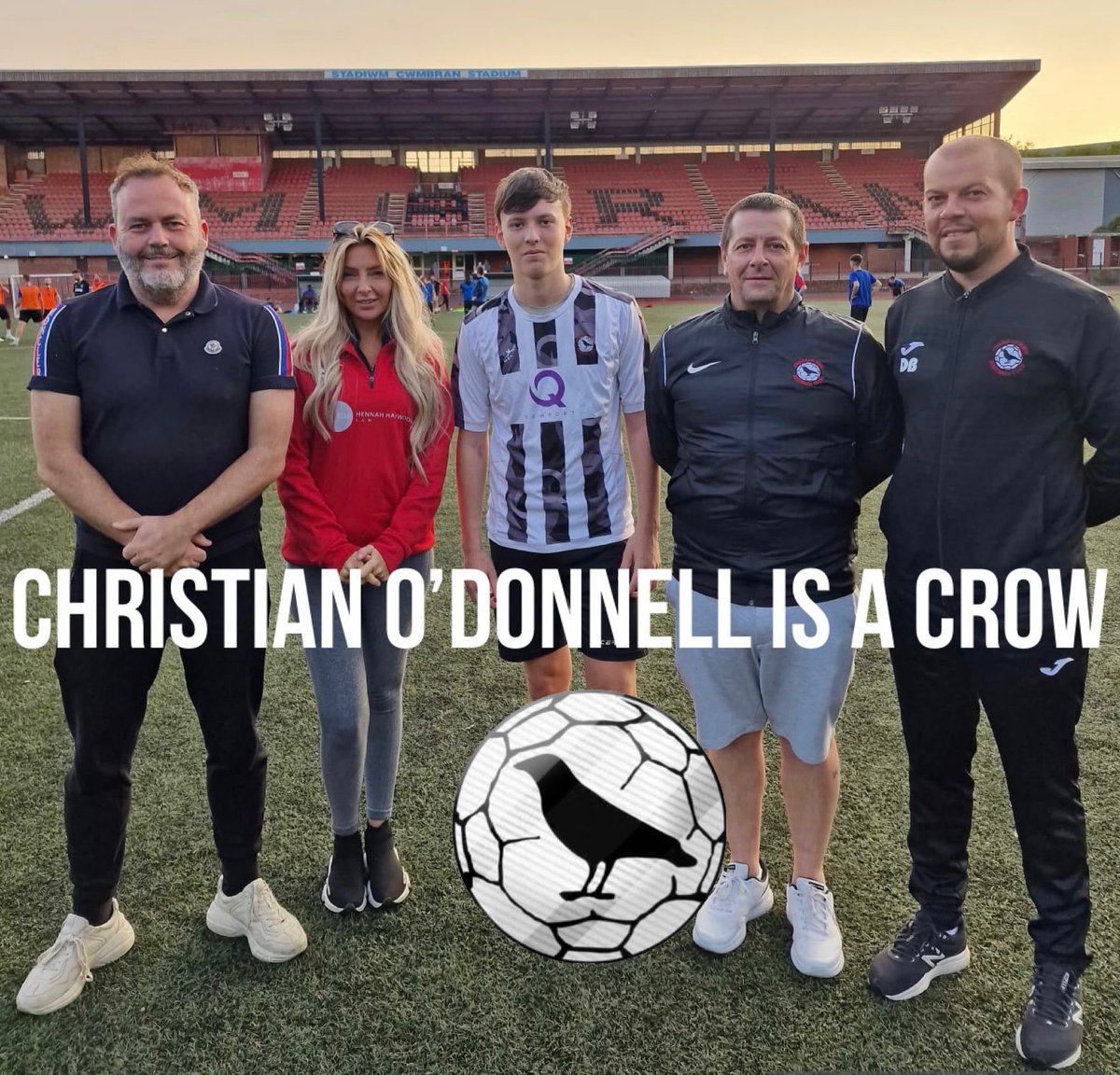 🚨Squad News🚨

We’re thrilled to confirm that exciting young players <a href="/Grinhamharry04/">Harry</a> and <a href="/Christianod28/">Christian</a> have re-signed for the 23/24 season 🤝 #Crows 

Read more 👇
cwmbrantownafc.co.uk/news-grinham-a…