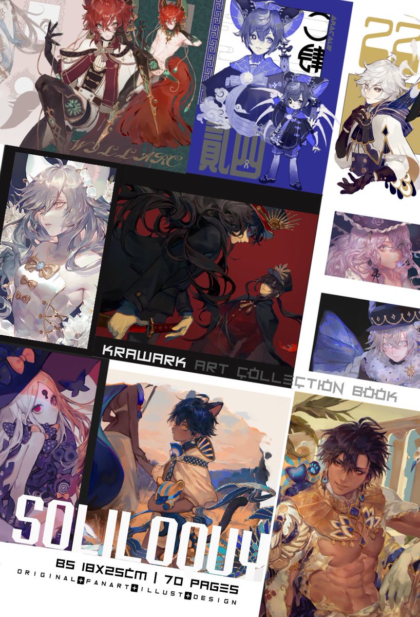 ⚡️Preorder OPEN⚡️ RT appreciated!  Hey all! My 70 pages full-colored Art Collection Zine <<SOLILOQUY>> is up for preorder in my store now!   ⭐️https://kraw.bigcartel.com  There will be exclusive merch for the first 50 preorders and extra will be unlocked at the stretch goal of 100!