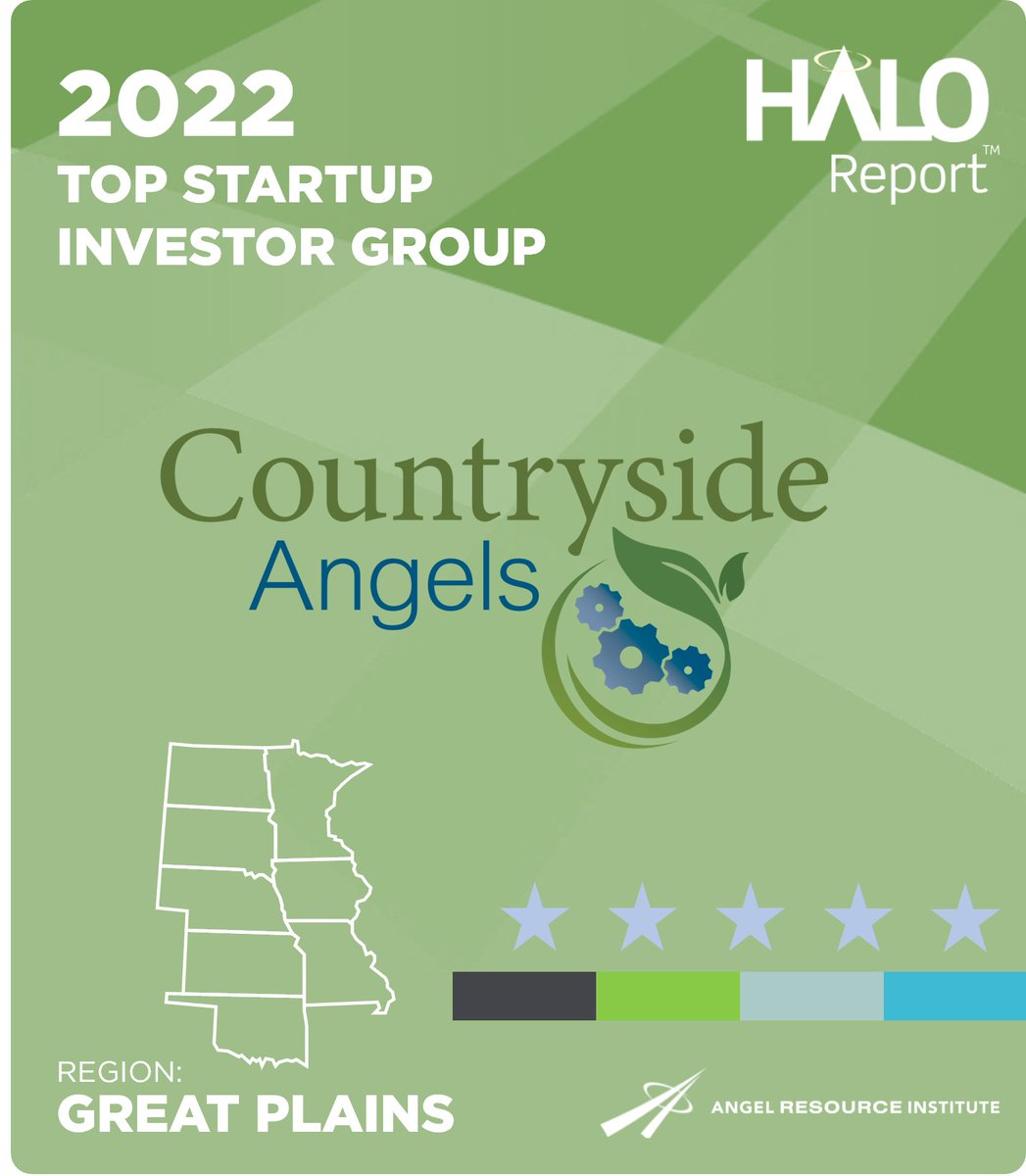 Investment #syndication is working in the Great Plains. Congratulations to <a href="/agstartupengine/">Ag Startup Engine</a> <a href="/AgVenturesAllia/">Ag Ventures Alliance</a> and Countryside Angels for being active investors in the 2022 <a href="/ARIHaloReport/">Halo Report</a>’s Regional Report. Download the full report at angelresource.org.