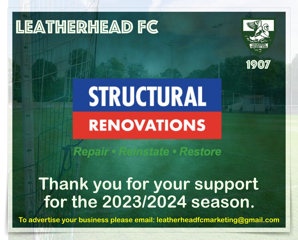 Another season and more support from the great team at <a href="/SRL_London/">Structural Renovations</a> 
Thank you for once again supporting The Tanners.