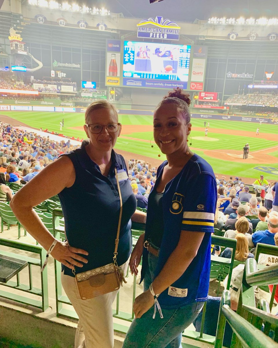 College Possible Wisconsin (@collpossiblewi) on Twitter photo Thank you to our friends at the <a href="/amfam/">American Family Insurance</a> Dreams Foundation for inviting us to a <a href="/Brewers/">Milwaukee Brewers</a> game! It was a great evening cheering on the team and building our partnership supporting Milwaukee scholars!
#DreamFearlessly Thank you to our friends at the <a href="/amfam/">American Family Insurance</a> Dreams Foundation for inviting us to a <a href="/Brewers/">Milwaukee Brewers</a> game! It was a great evening cheering on the team and building our partnership supporting Milwaukee scholars!
#DreamFearlessly