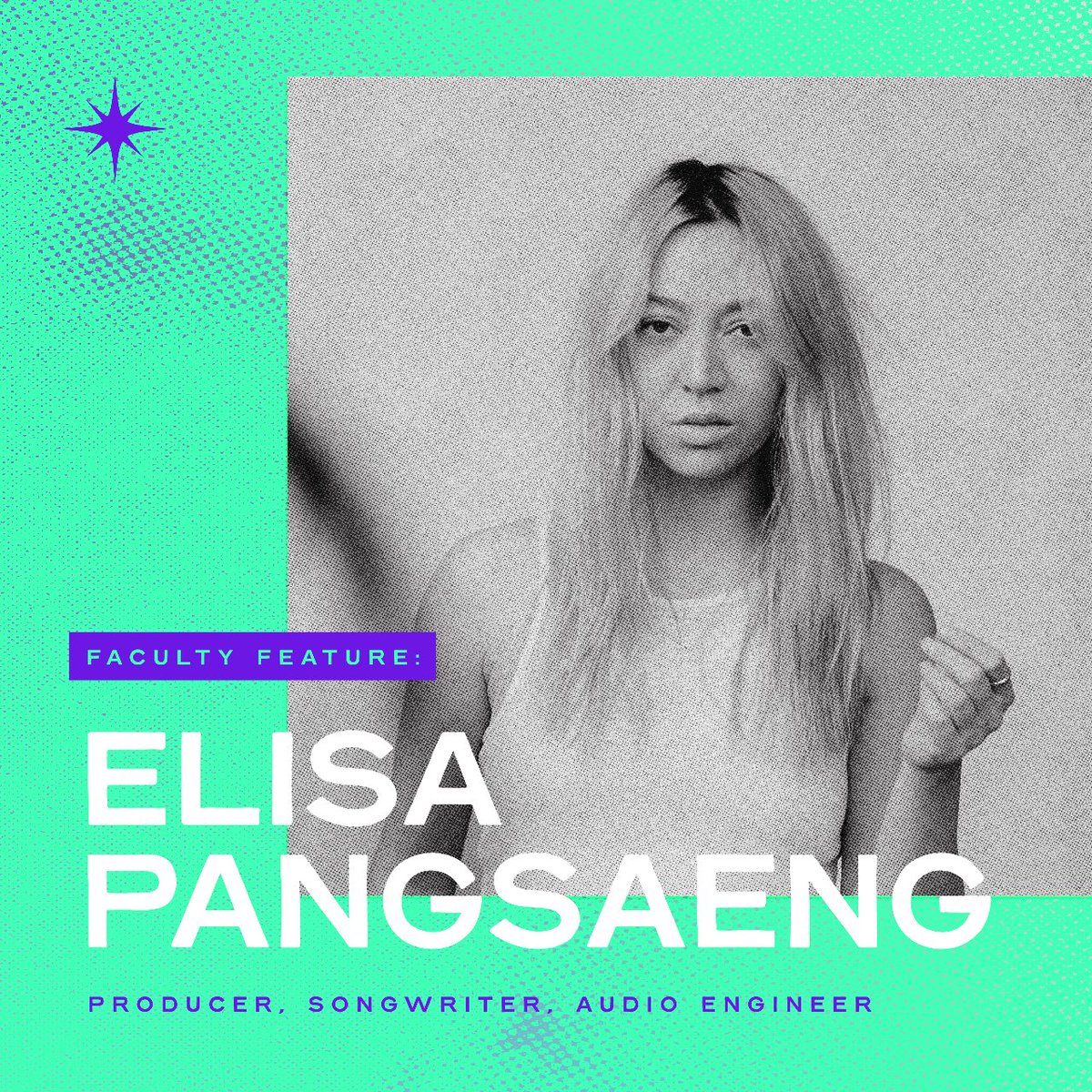 arcprogrambc's tweet image. Joining us again is our next ARC faculty member, Elisa Pangsaeng! 💫 Elisa is a producer, songwriter, educator, recording, mixing, mastering engineer &amp;amp; all-around studio rat.

Meet the rest of the ARC faculty ➡️ arcprogrambc.com