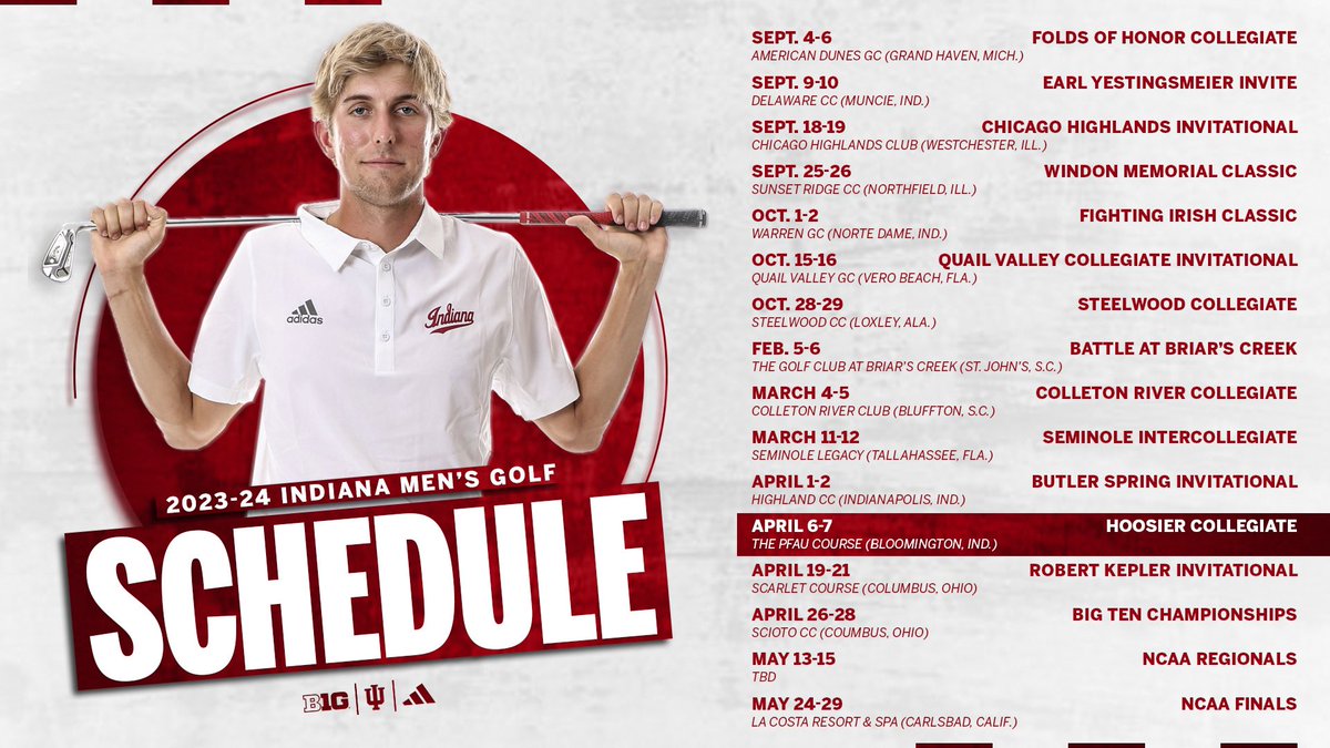 Indiana Men's Golf tweet media