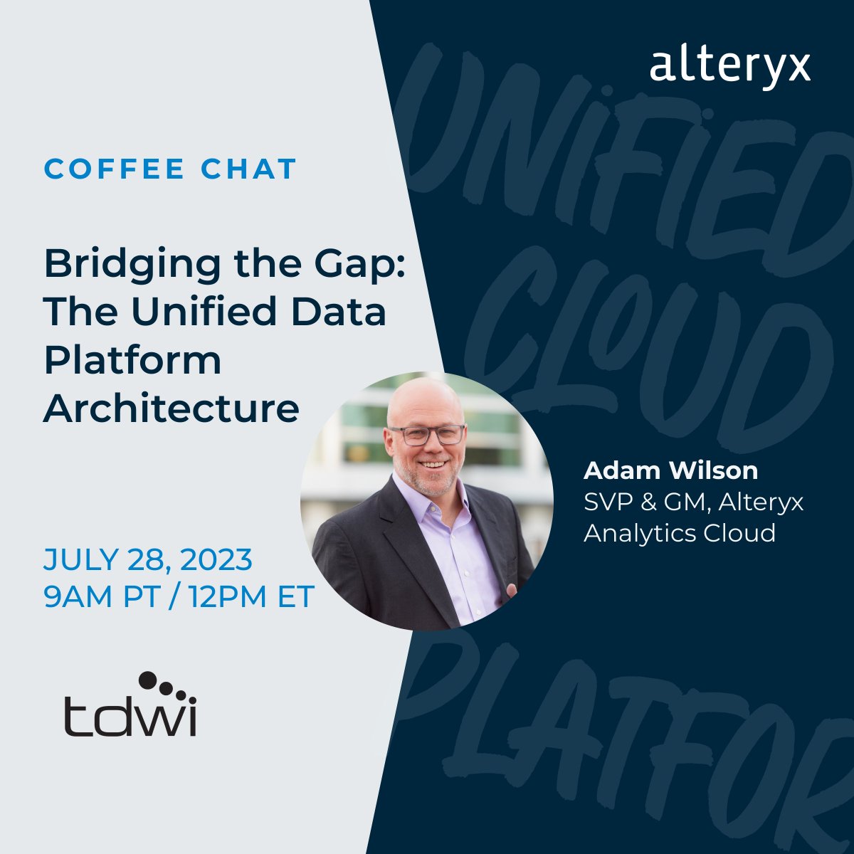 Modern data architecture is under pressure to deliver greater ROI. @a_adam_wilson has your pressure-release valve in this webinar with <a href="/TDWI/">TDWI</a>'s <a href="/fhalper/">Dr. Fern Halper</a> this Friday, 9am PT. ⏰

🌉 Bridge the gap born of your #DataInfrastructure investments.

Register now: ow.ly/JiVJ50Pl74c