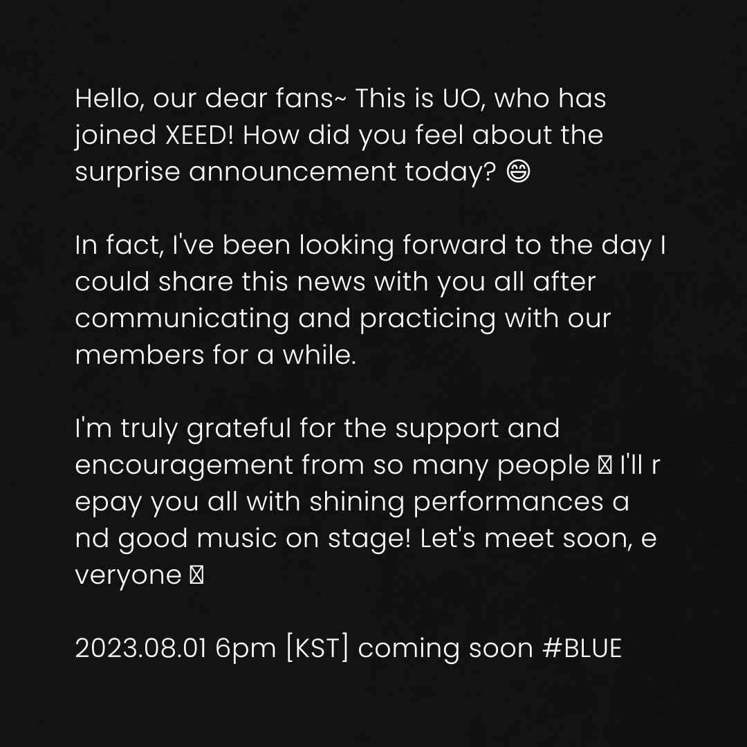UO_niverse's tweet photo. 230726 UO PD update
#UO #유오 #XEED #씨드 

https://t.co/ECAR2aV0Gr https://t.co/4t1exOK7Bs