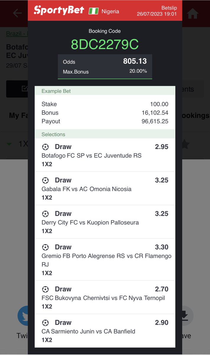 mikesznt's tweet photo. 6/6 FTX 
Lol! Sportybet @TheFtXMaestro @MistaFelix_ @FemzyGreenLand @MizBee30 @Adeh_besh @MikahItx @TayeloluJNR @Dianarock15 @Cyberjoe19 @winwithjayjay https://t.co/sOY1vQuxjk