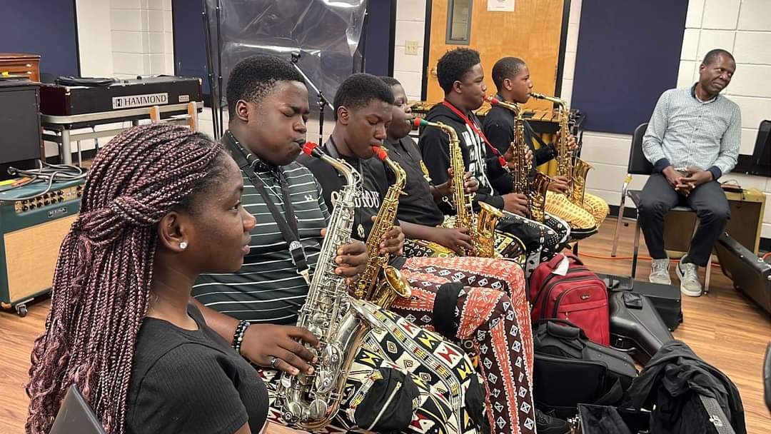 JerryOmole's tweet photo. Berklee College of Music remains the dream of every serious musician. 
Not only were the @vitaledgeglobal_academy @saxophonehub Directors able to have a highly successful meeting with some key decision makers at Berklee College (names withheld), we also had the privilege to pe... https://t.co/BfwND0poGe