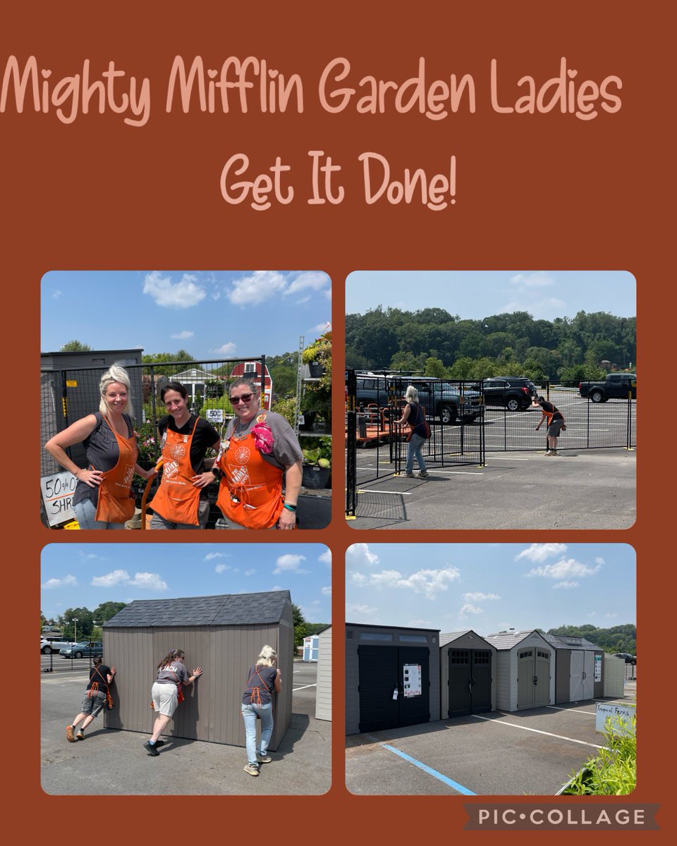 Who Do You Call When It’s Time to  Move Sheds and a Fence ? #SteelCitySquad <a href="/RyanDarazio4115/">Ryan Darazio</a> <a href="/VanessaTHD170/">Vanessa Richmond</a>