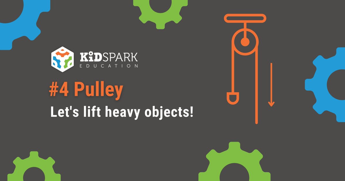 A pulley is like a magical helper that uses a wheel and a rope to make lifting things easier. When you pull down on one end of the rope, the object attached to the other end moves up effortlessly. It's like having your own super strength!