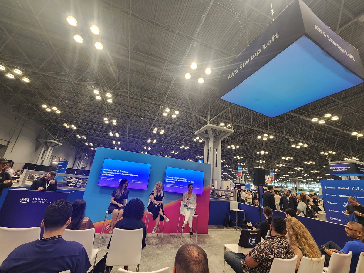 Startup Grind NYC (@startupgrindnyc) on Twitter photo We're at #AWSSummit today, watching notorious <a href="/iamamychen/">Amy Chen</a> of <a href="/AWSstartups/">AWS Startups</a> leading a killer panel with <a href="/GarvinLissie/">Lissie Garvin</a> at <a href="/776foundation/">776 Foundation</a> & <a href="/_clairepan/">Claire Pan</a> of <a href="/InspiredCap/">Inspired Capital</a> discussing funding, supporting and building for #GenZ. We're at #AWSSummit today, watching notorious <a href="/iamamychen/">Amy Chen</a> of <a href="/AWSstartups/">AWS Startups</a> leading a killer panel with <a href="/GarvinLissie/">Lissie Garvin</a> at <a href="/776foundation/">776 Foundation</a> & <a href="/_clairepan/">Claire Pan</a> of <a href="/InspiredCap/">Inspired Capital</a> discussing funding, supporting and building for #GenZ.