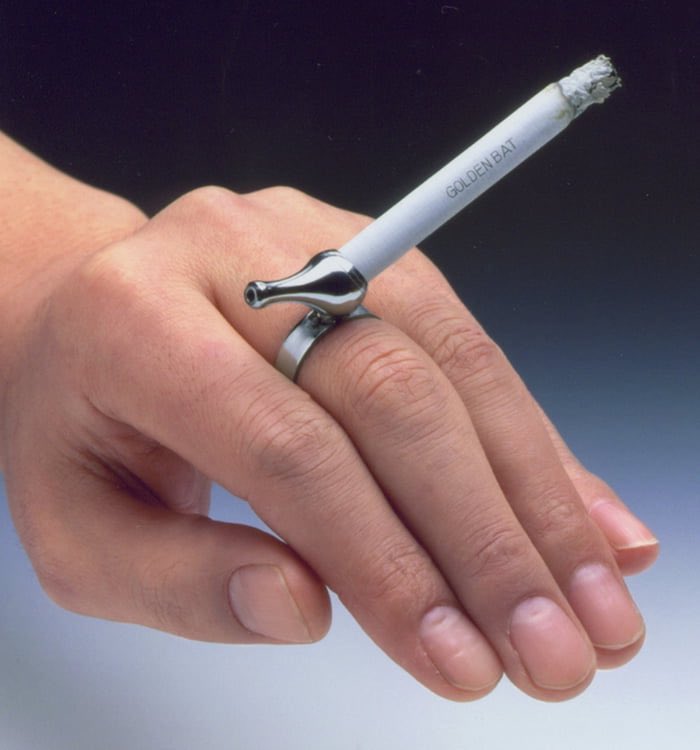 Opening Mouth Grip Exquisite Cigarette Holder Ring - Temu