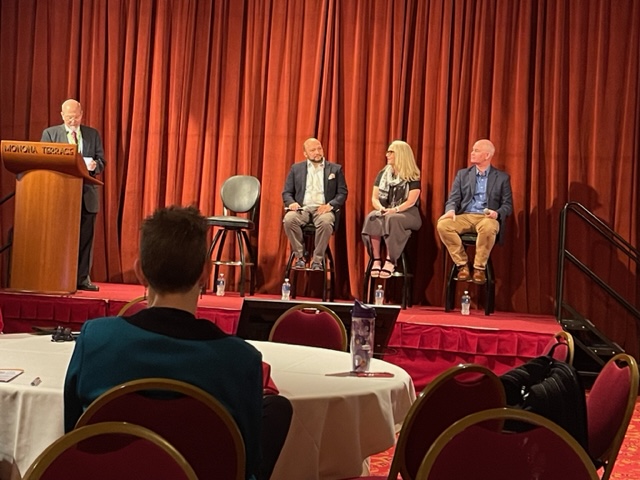 SymbiosisEdu's tweet image. "Promising or Pernicious: AI in Higher Education," sponsored by #Symbiosis  Educational Consultants, featured @DRbouchey , National Louis University, @tbcavanagh , UCF, and @simile007 , Auburn University, and #UPCEA's @rayschroeder as moderator. bit.ly/4512KSz