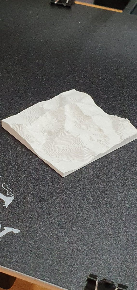 CFinlayy's tweet photo. Such a good start to the holidays learning how to 3D print courtesy of @3D360ltd 

Managed to finish off the course by making a model of Snowdon ⛰️ https://t.co/GFk4bRc4MQ