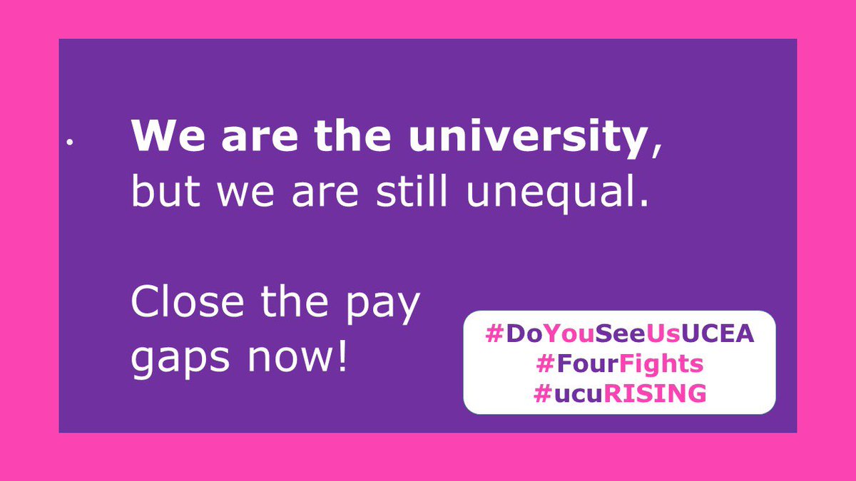 UCU_Ulster's tweet photo. Why do our colleagues in 2023 still get paid less because of their gender, race or disability?

This is a shameful fact in UK higher education 

Time for @UCEA1 &amp; @RKJethwa to #settlethedispute https://t.co/9GHNwYeGYe