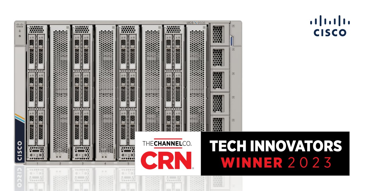ciscoDC's tweet image. We are so proud of our teams that developed the X-Fabric Technology in the #CiscoUCS X-Series. We’ve just been awarded the Tech Innovator Award by @CRN, our third CRN award so far 🏆🏆🏆
cs.co/6019PnGYv