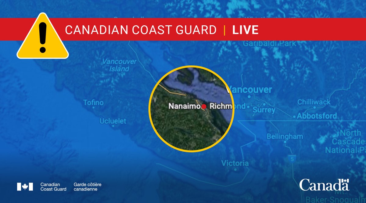 #CCGLive: We are responding to a fuel spill from the M/V Maipo River in #NanaimoHarbour #BritishColumbia with our response partners. An unconfirmed amount of heavy fuel oil spilled during a fuel transfer earlier this morning.