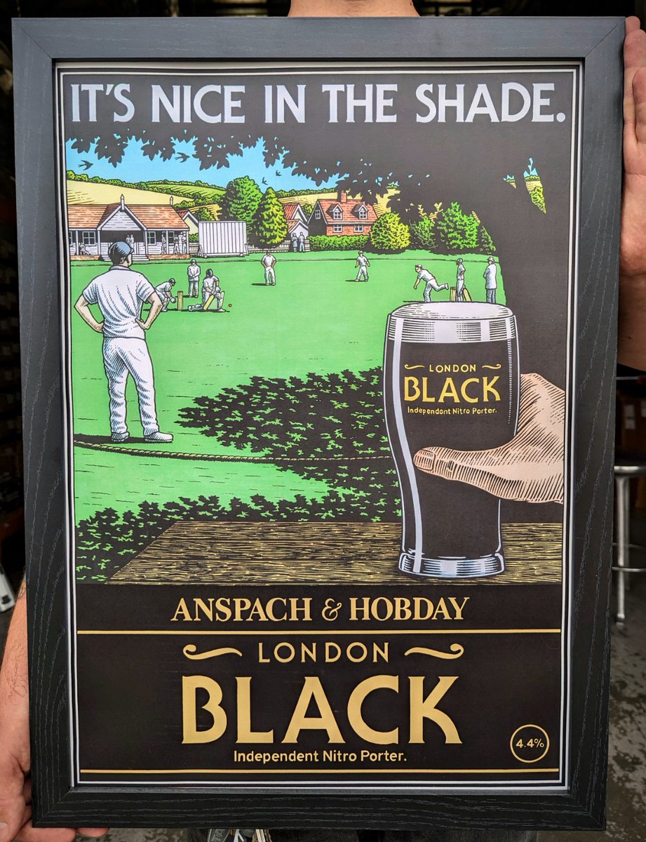 The Fourth London Black Print is here! Our summer edition lands today.

🌞 In the heat of summer you don't always think of cool dark beers but then again, it's nice in the shade... 😎

Available at anspachandhobday.com
Link in Bio.

Cheers!