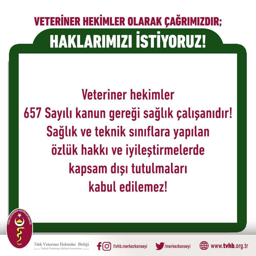 Türk Veteriner Hekimleri Birliği tweet media