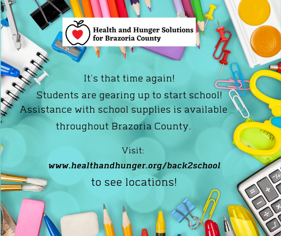 Health and Hunger Solutions for Brazoria County tweet media