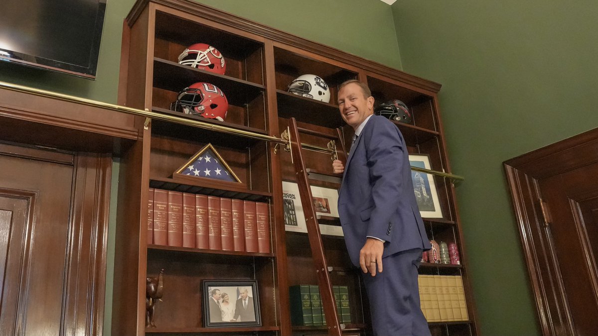 Thank you <a href="/UtahTechPres/">Utah Tech University President</a>, for adding the latest <a href="/UtahTechFB/">Utah Tech Football</a> helmet to my collection! 

Go Trailblazers!