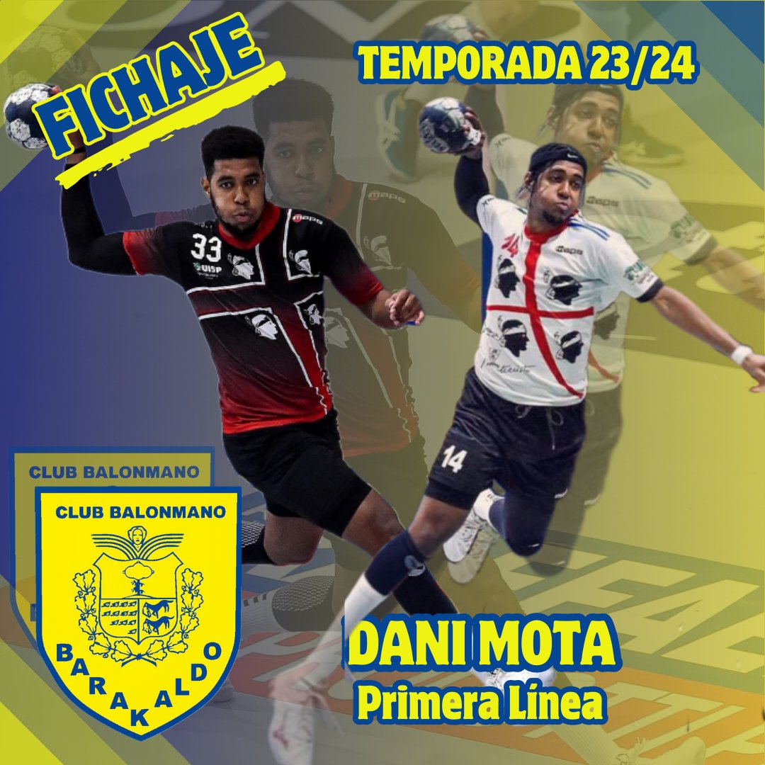 CBBarakaldo's tweet photo. 🔊Fichaje
El primera línea Dani Mota nuevo jugador auriazul para la temporada 23/24.
Bienvenido a tu nueva casa💪💛💙 https://t.co/YbSTSpruIE