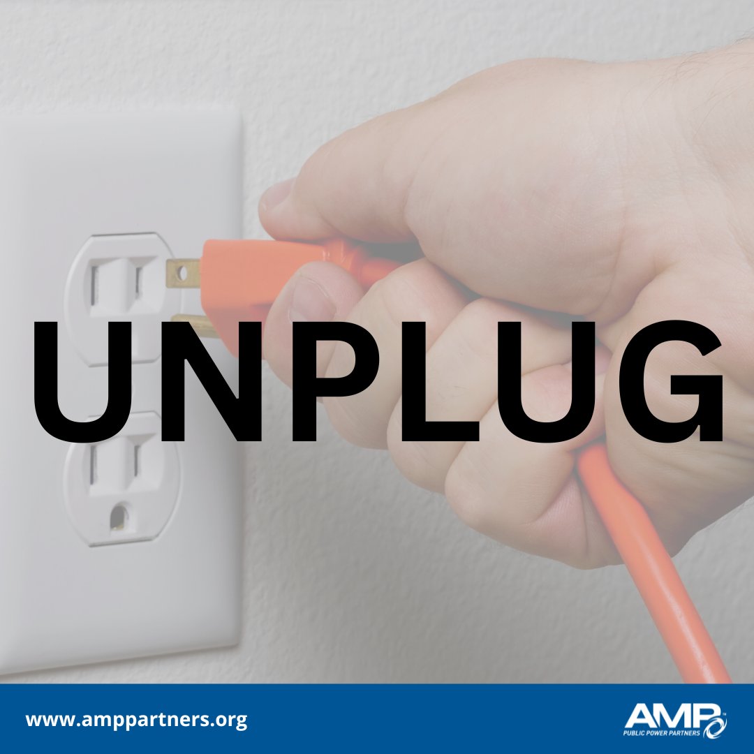 amppublicpower's tweet photo. 🔌💡 Unplug devices when they are not being used. "Phantom" or "vampire" energy is when plugged-in electrical devices still consume energy even if they are turned off. This contributes to unnecessary energy waste.
#EnergyEfficiencyTips: https://t.co/OO0xDlTzkl https://t.co/njKrEXg6z7