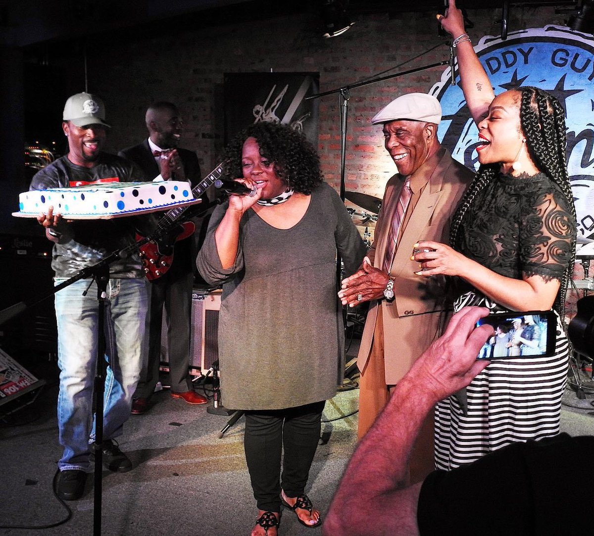 Join us tonight to celebrate Buddy's 87th Birthday!
Welcome refreshments and gift bags for early arrivals until exhausted.
Free multi prize raffle for all guests arriving before 7:00PM. Grand prize is a guitar signed by Buddy Guy.
Cocktail toast included with ticket purchase.