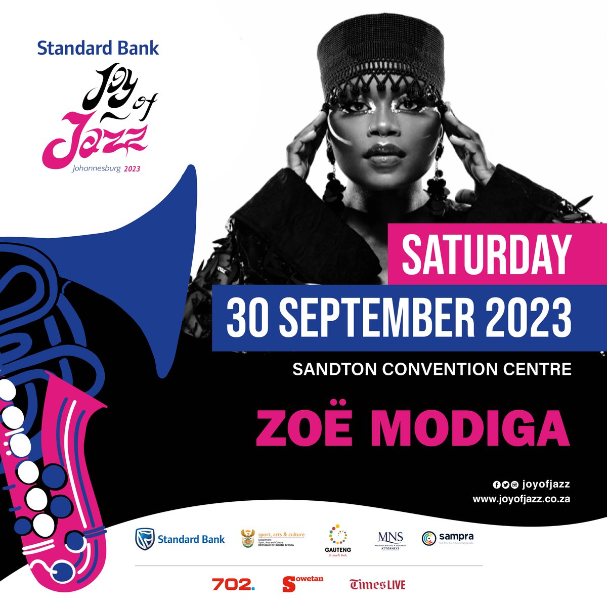 JoyOfJazz's tweet photo. Zoë Modiga is a South African singer-songwriter known for her music in the genres of jazz and soul. The smooth integration of various music genres will envelop audiences in a mesmerizing sonic journey they won't soon forget.#SBJOJ2023 #FEELTHEJAZZ #FEELTHEJAZZEVERYWHERE https://t.co/5QSI1HwV1q