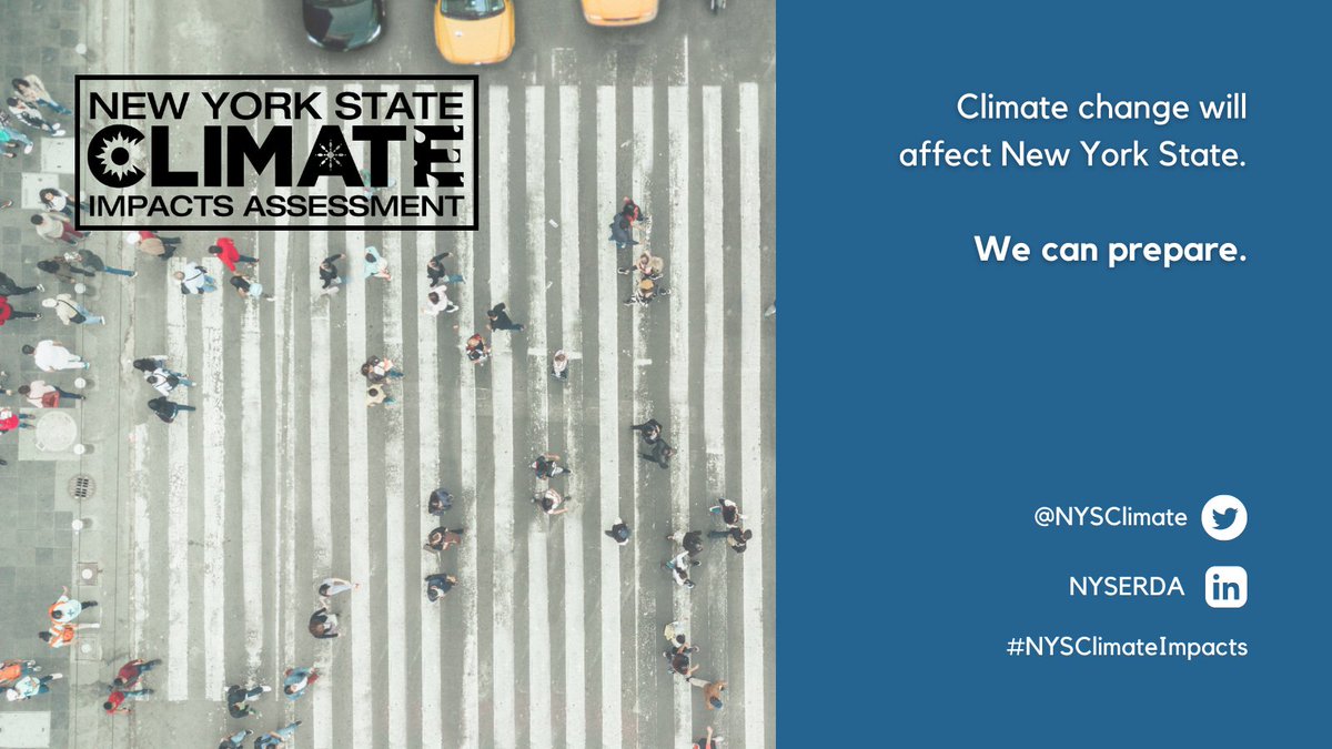 The #NYSClimateImpacts assessment includes a peer-reviewed technical report, economic assessment, and real stories from New York State's communities. Our goal? Provide communities and decision-makers with information to build a climate-smart future. bit.ly/3HncJ9d
