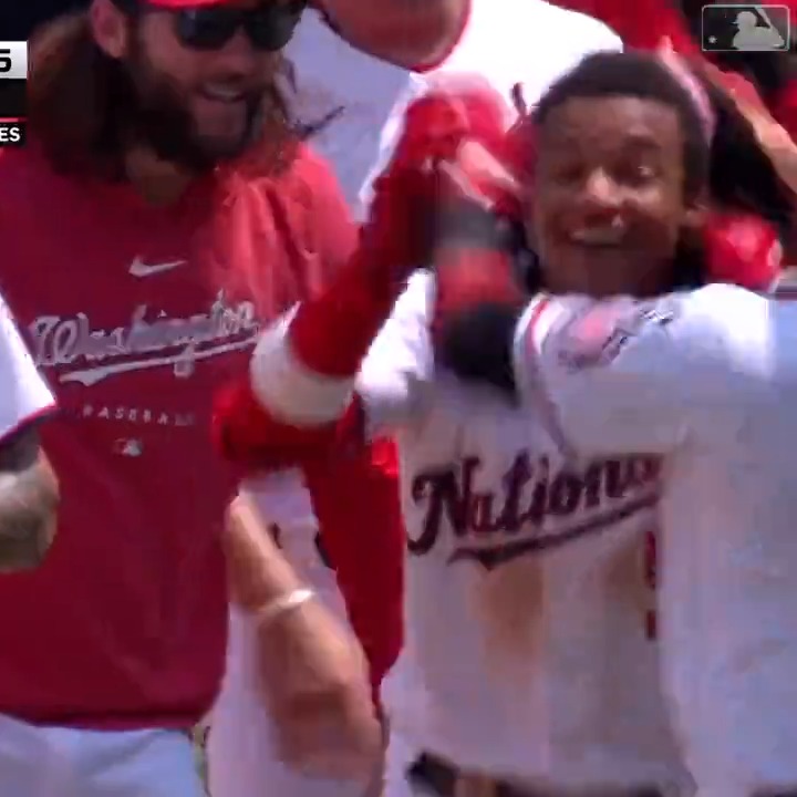 Washington Nationals on X: CJ ABRAMS TIES IT UP  /  X