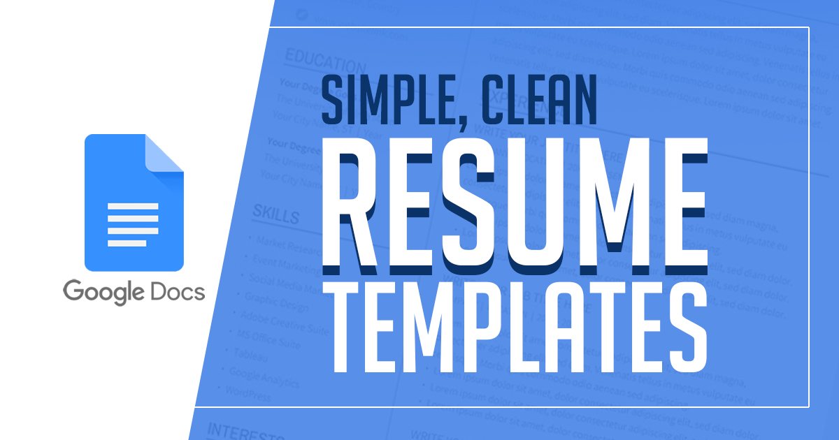 Google Docs:

Best Google Docs Resume Templates Of 2023

graphicdesignjunction.com/2023/07/google…

#googledocs
#resumetemplates
#onlineresume
#resumes
#freeresumes