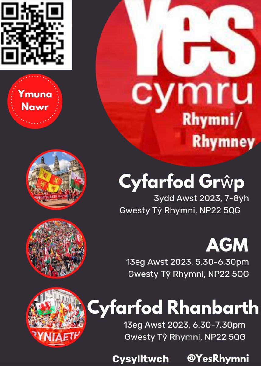 Dewch i cwrdd â pobl newydd a drafod digwyddiadau i helpu codi ymwybodaith am annibyniaeth <a href="/YesCymru/">YesCymru</a> #anibyniaeth <a href="/YesMerthyr/">YesMerthyrTudful</a> <a href="/PontYes/">Yes Cymru Pont-y-Pwl</a> <a href="/YesCasnewydd/">YesCymruCasnewydd</a> <a href="/YesRhymni/">YesRhymni</a> <a href="/YesCwmbran/">YesCwmbran</a> <a href="/YesCwmRhymni/">YES Rhymney Valley</a> <a href="/YesTredegar/">YesTredegar</a> <a href="/blaenafon/">YesBlaenafon</a> <a href="/yesblaenaugwent/">Yes Cymru Blaenau Gwent</a>