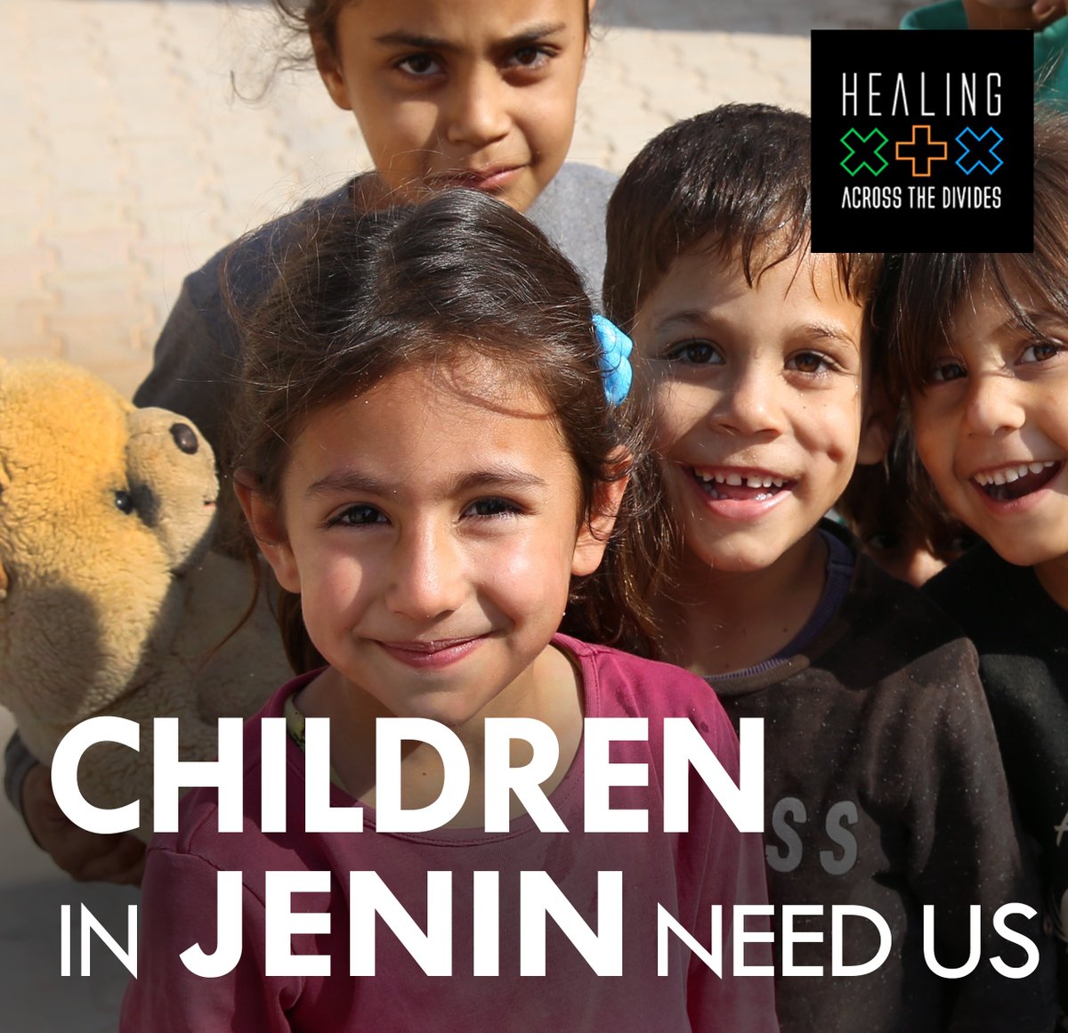 HealingDivides's tweet image. Though the Middle East has known many sorrows, resilience &amp;amp; hope bind us in the promise of a brighter tomorrow. Join us to spread strength &amp;amp; compassion for children in Jenin who have lived through unfathomable destruction &amp;amp; seek to live in a kinder world. bit.ly/HelpJeninChild…