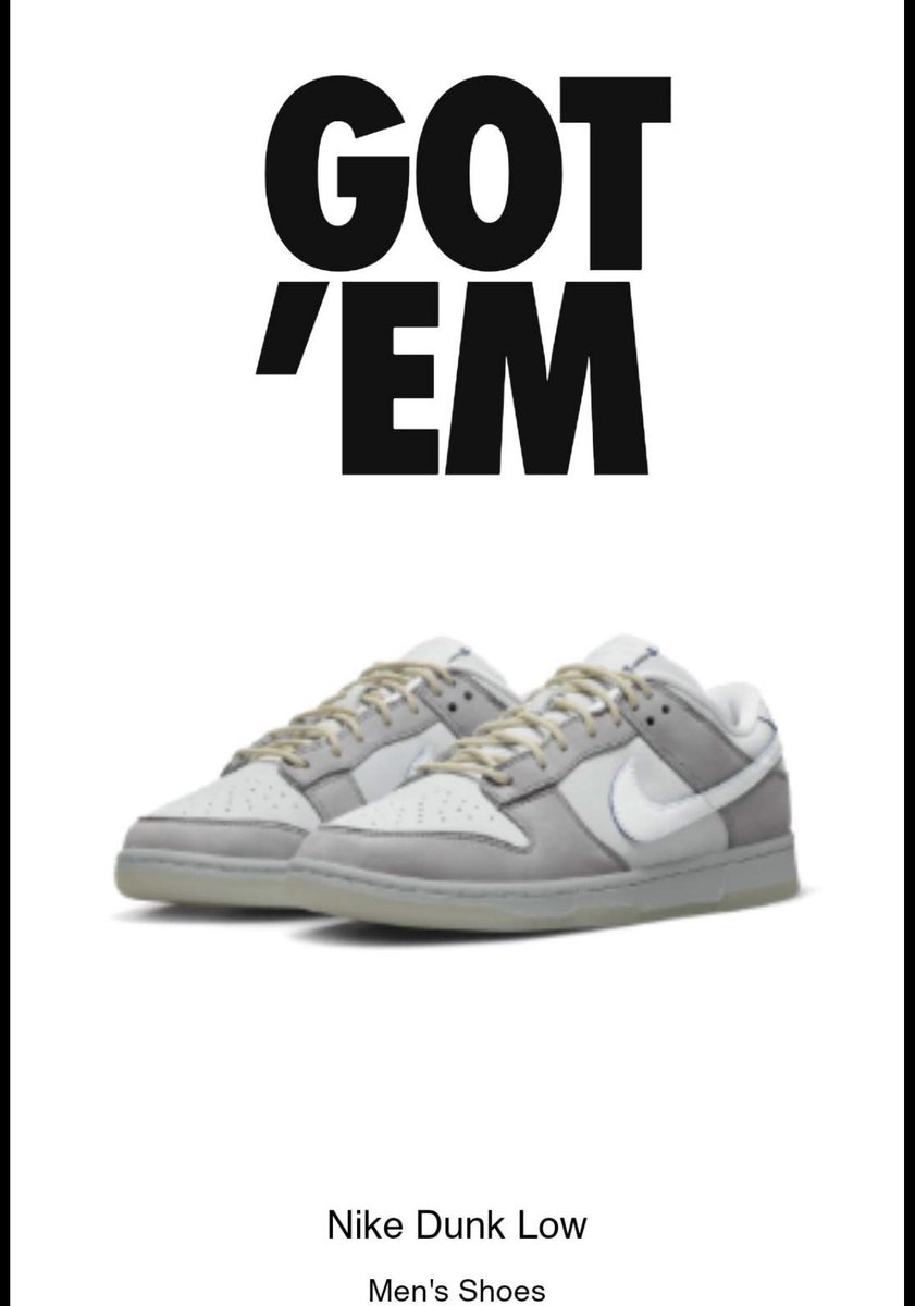 Anyone catch the Nike Dunk Low Wolf Grey Pure Platinum SNKRS shock drop?

 Did you cop or pass on this? 👀